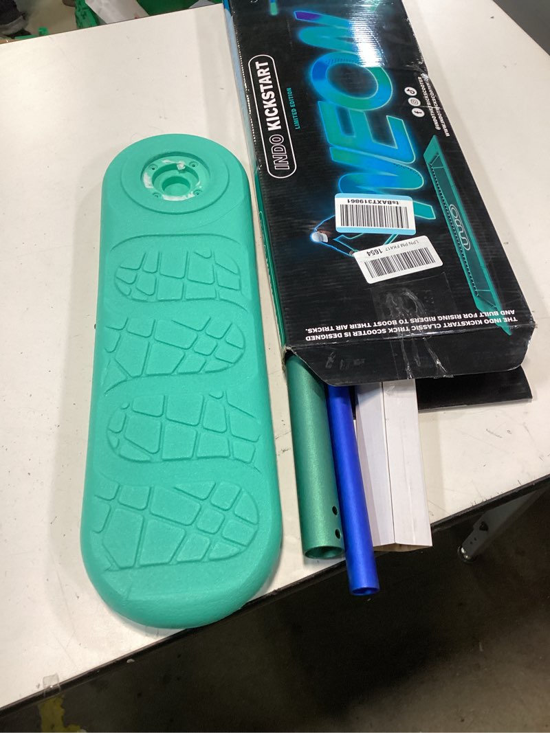 Condition photo showing As Is for The Indo Trick Scooter - Kickstart Neon -Stunt Scooter for Teens, Kids and Adults - Indoors and Outd