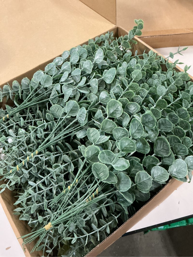 Condition photo showing New/Like New for serwalin 300 pcs mixed artificial eucalyptus stems?babys breath artificial flowers bulk with artificial fake greenery stems for wedding diy bouquets floral arrangement home decor 300pcs