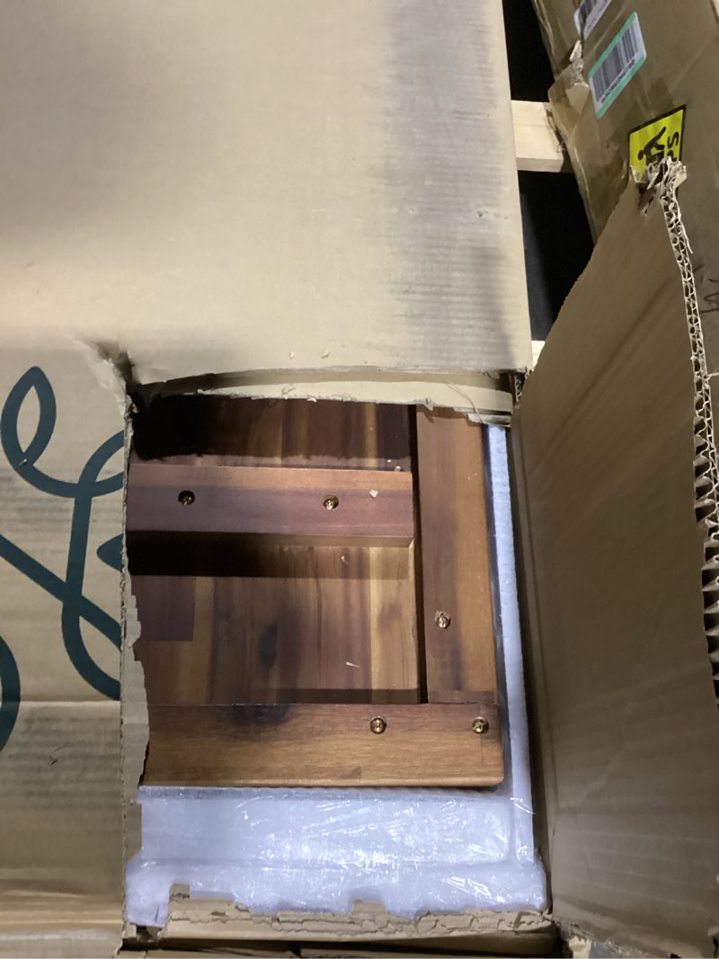 Condition photo showing Good Condition for SIMILAR TO STOCK PHOTO. Zinus Marissa 12 Inch Deluxe Wood Platform Bed / No Box Spring Needed / Wood Slat Support / Antique Espresso Finish, King Antique Espresso King Deluxe