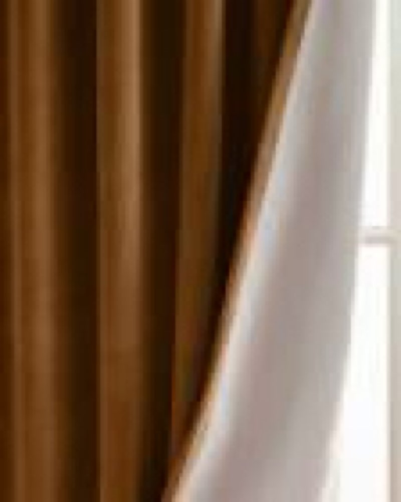quince cotton velvet room darkening curtain camel 48x96 1panel
