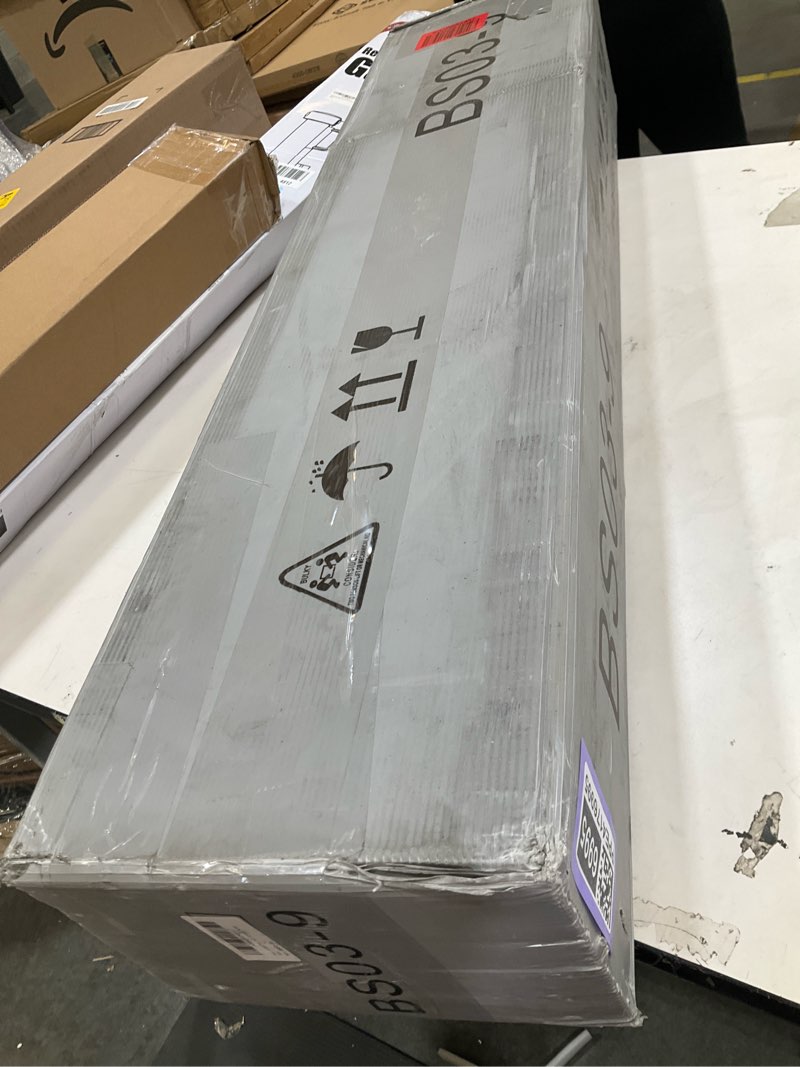 Condition photo showing New/Like New for 9 inch full size box spring, high profile full box spring only, sturdy metal frame mattress foundtion, easy assembly, noise-free