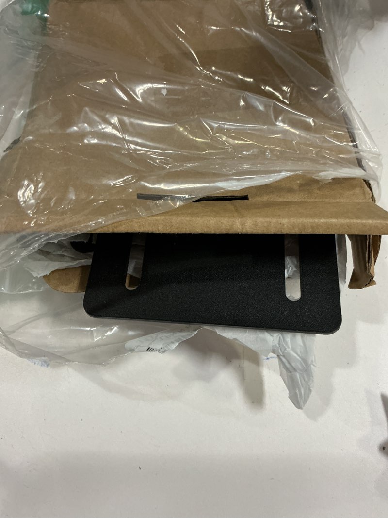 Condition photo showing Good Condition for 4Pcs Bed Frame Brackets Adapter for Headboard Extra Heavy Duty,Headboard Attachment Bracket with Hardware,Queen Bed Modification Plate,Metal Bed Frame Conversion Kit, Black, QBM0604