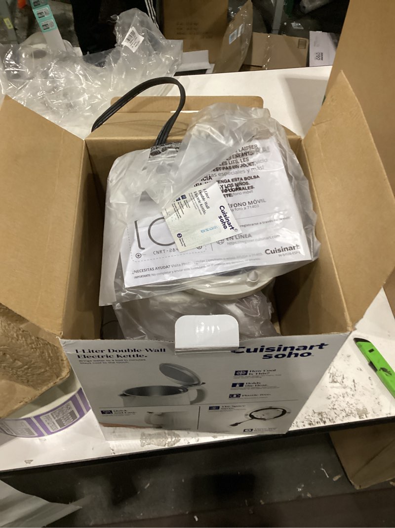 Condition photo showing Good Condition for Cuisinart® Soho™ 1-Liter Double-Wall Electric Kettle, Truffle
