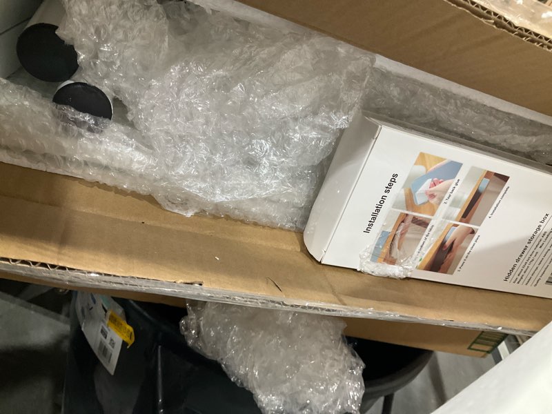 Condition photo showing Good Condition for koupa adjustable height standing desk, writable tempered glass desktop with eraser, 360° flip, wheels and bag– ideal for small spaces and home offices, 24 in, white(adjustable height: 32-47 in) 16x24 in white with bag