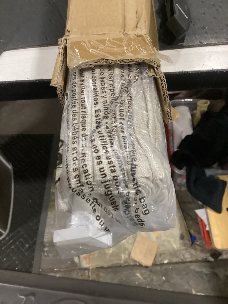 Condition photo showing Good Condition for lazblinds no tools no drill cordless roman shades for windows, blackout thermal insulated uv blocking window blinds, room darkening fabric blinds for indoor windows, 30'' w x 64'' h, beige blackout - beige 30" w x 64" h