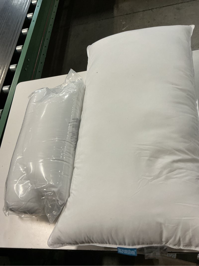 Condition photo showing Good Condition for mr.ye bed pillows for sleeping 2 pack queen size pillows for side, stomach and back sleepers soft down alternative microfiber filling pillows, white, 20 x 30 inches white queen (set of 2)