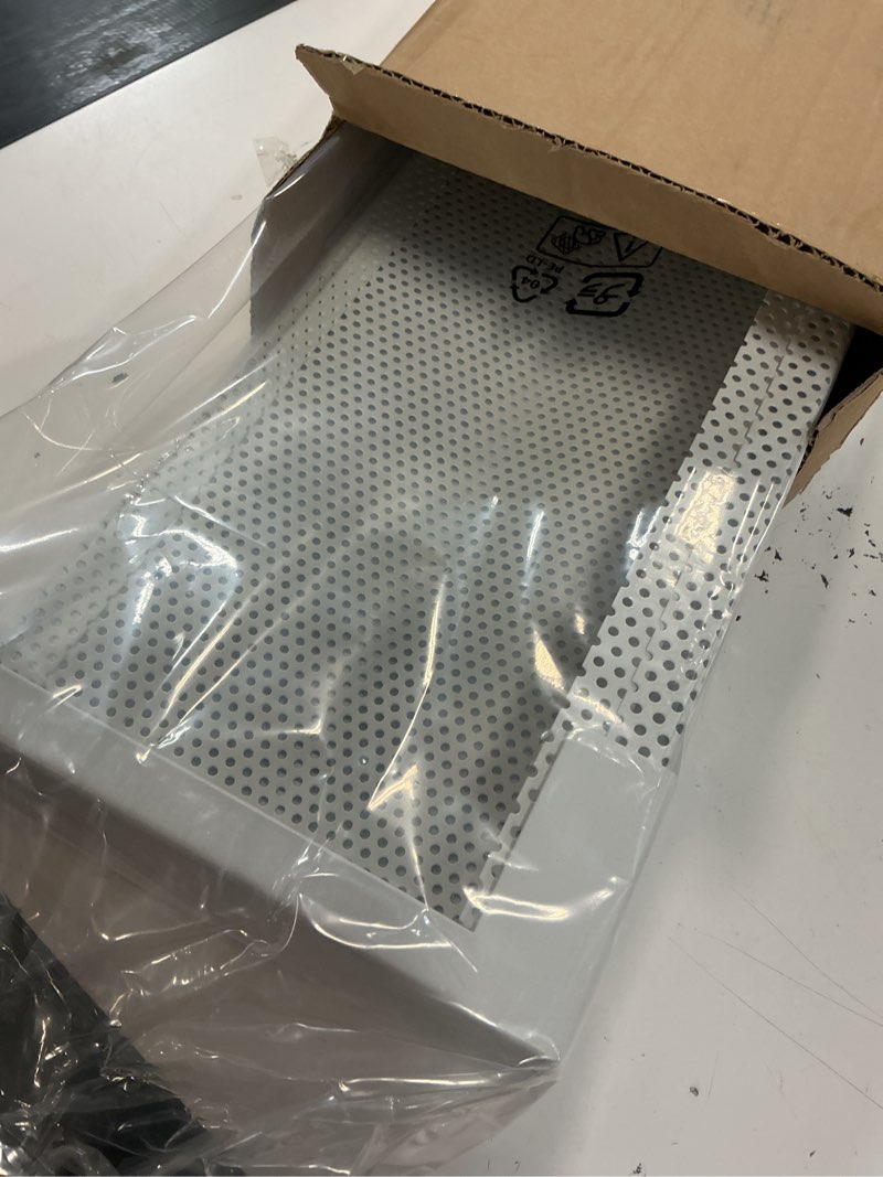 Condition photo showing Good Condition for 6ft steel easy slip-on baseboard heater cover with end caps for bathroom & hydronic system for replacing old cover, white cover 6ft?with end caps?