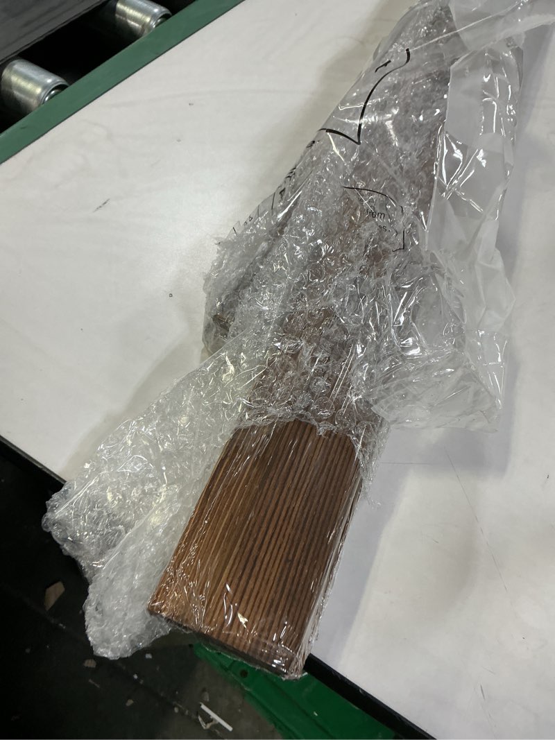 Condition photo showing New/Like New for Wenqik 2 Pcs Wall Mounted Shoe Rack 30 Inch Rustic Wood Wall Hanging Shoe Rack Space Saving Footwear Holder Shoe Storage Organizer for Mudroom, Entryway, Closet (Burnt Wood) 2 Burnt Wood