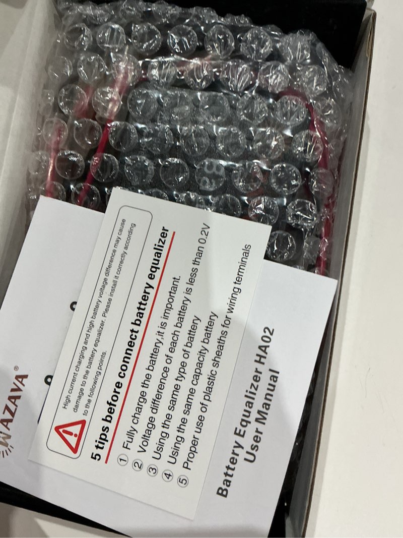 Condition photo showing Good Condition for mazava ha02 battery equalizer voltage regulator balancer for 4pcs batteries parallel connected in series for 48v system, solar power system extend battery life