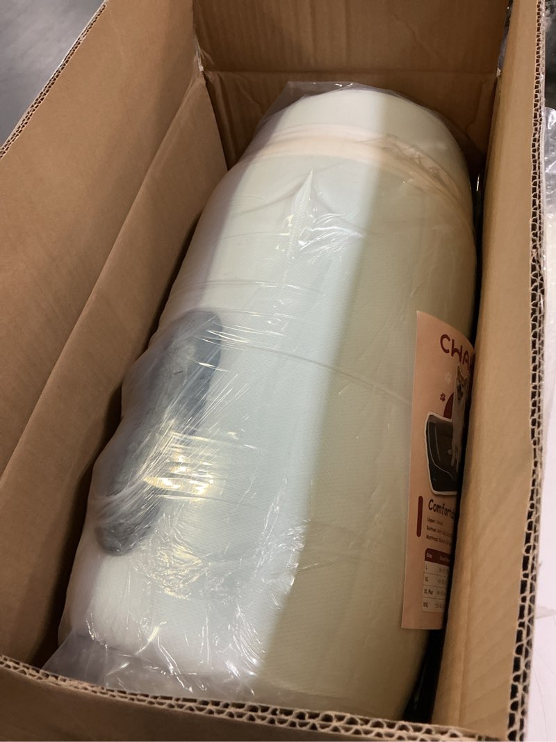 Condition photo showing New/Like New for XXL Dog Bed for Extra Large Dogs, Giant Orthopedic Dog Beds with Cooling Gel Memory Foam, Waterproof Pet Bed with Removable Washable Cover, 53" Pet Sofa Bed Velvet with Bone Toy, Dark Gray Dark Grey XX-Large(53"L x 42"W x 9.5"Th)