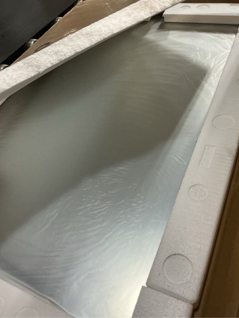 Condition photo showing Good Condition for loaao black metal framed bathroom mirror for wall, 24x36 inch rounded rectangle mirror, matte black bathroom vanity mirror farmhouse, anti-rust, hangs horizontally or vertically black 36"l x 24"w