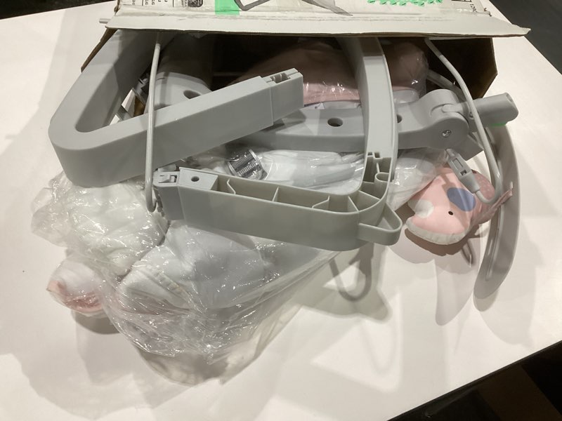 Condition photo showing As Is for ingenuity keep cozy 3-in-1 grow with me vibrating baby bouncer seat & infant to toddler rocker, vibrations & -toy bar, 0-30 months up to 40 lbs (pink burst)
