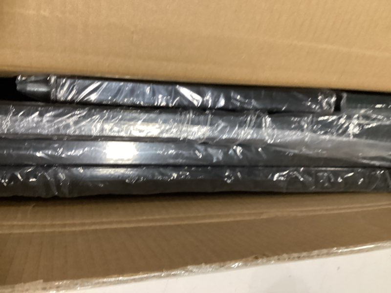 Condition photo showing Good Condition for Extra Wide Baby Dog Gates for Doorways Tension Indoor Safety Gates Black Metal Large Pressure Mounted Pet Gate Walk Through Dog Gate for The House Stairs (Black, 86.3"-105"/219-267CM) 86.3"-105"/219-267CM Black