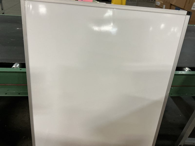 Condition photo showing Good Condition for viz-pro dry erase board/magnetic white board, 48 x 32 inches, silver aluminium frame 48"w x 32"h