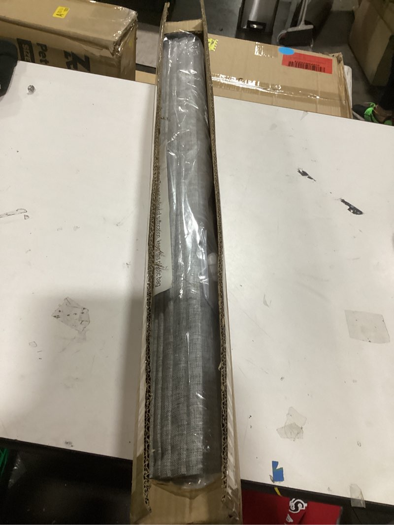 Condition photo showing Good Condition for LazBlinds No Tools No Drill Cordless Roman Shades for Windows, Blackout Thermal Insulated UV Blocking Window Blinds, Lightweight Fabric Blinds for Indoor Windows, 34.5" W x 60" H, Blackout - Grey