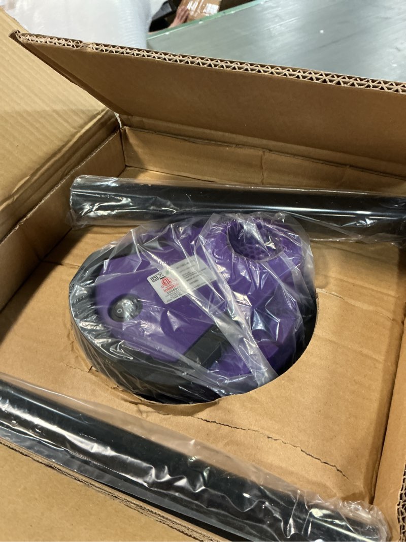 Condition photo showing Good Condition for Ash Vacuum for Pellet Stoves: 5.2 Gallon Fireplace Ash Vac with 1200w Powerful Suction & Wheeled Base - Ash Vacuum Cleaner for Fireplaces, Pellet Grill, Wood Stove, Fire Pits Purple