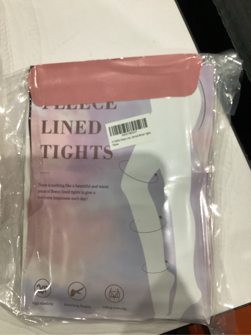 Condition photo showing New/Like New for Fleece Lined Tights Women Sheer-Fishnets Patterned Warm Pantyhose Leggings Fake Translucent Thermal Tights