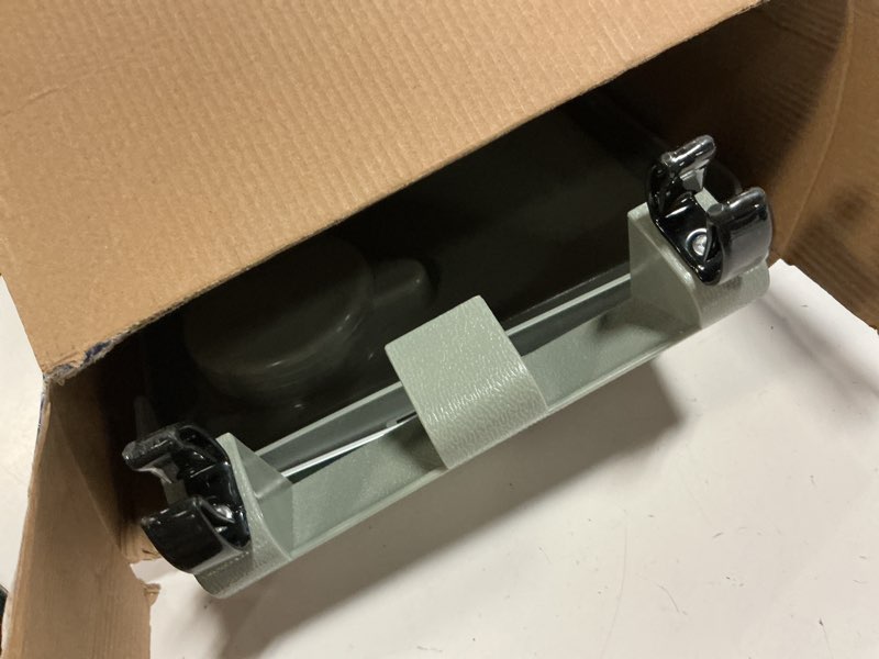 Condition photo showing As Is for medline guardian walker flip tray, gray, 1 count