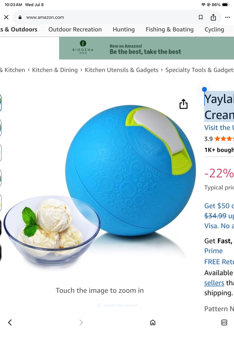 yaylabs softshell ice cream ball