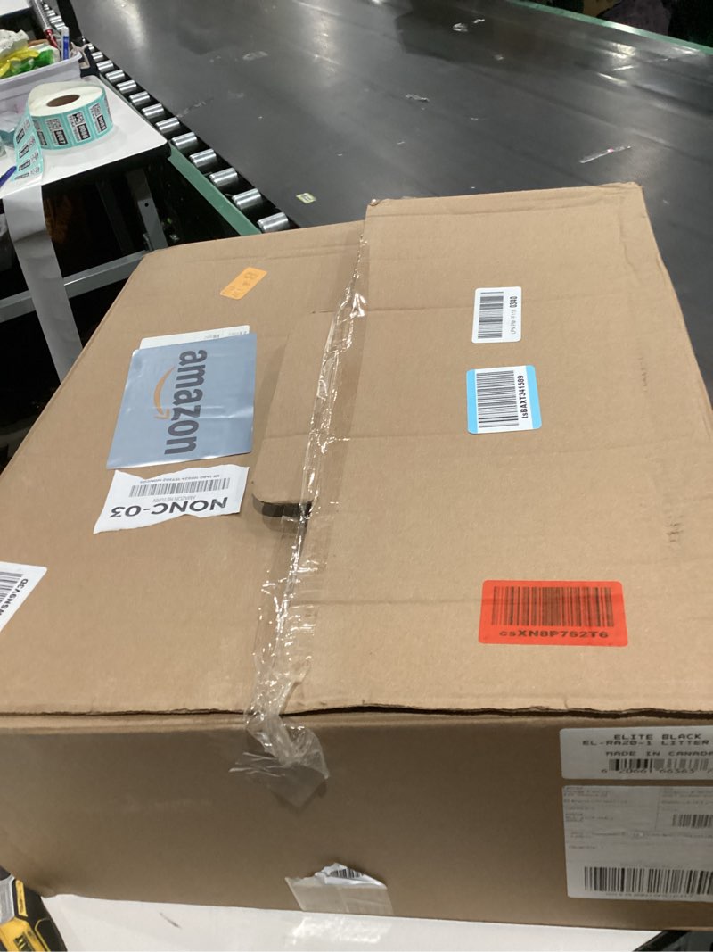 Condition photo showing As Is for Omega Paw Elite Self Cleaning Roll 'n Clean Litter Box, Midnight Black, Large (EL-RA20-1) Midnight Black Large