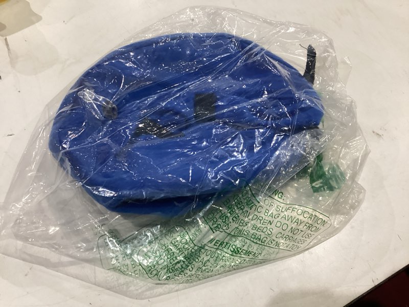 Condition photo showing As Is for bencmate inflatable dog cone collar alternative, soft dog cone for small medium large dogs and cats, neck recovery ecollar donut collar after surgery (medium, blue) blue medium [neck:7"-11"]