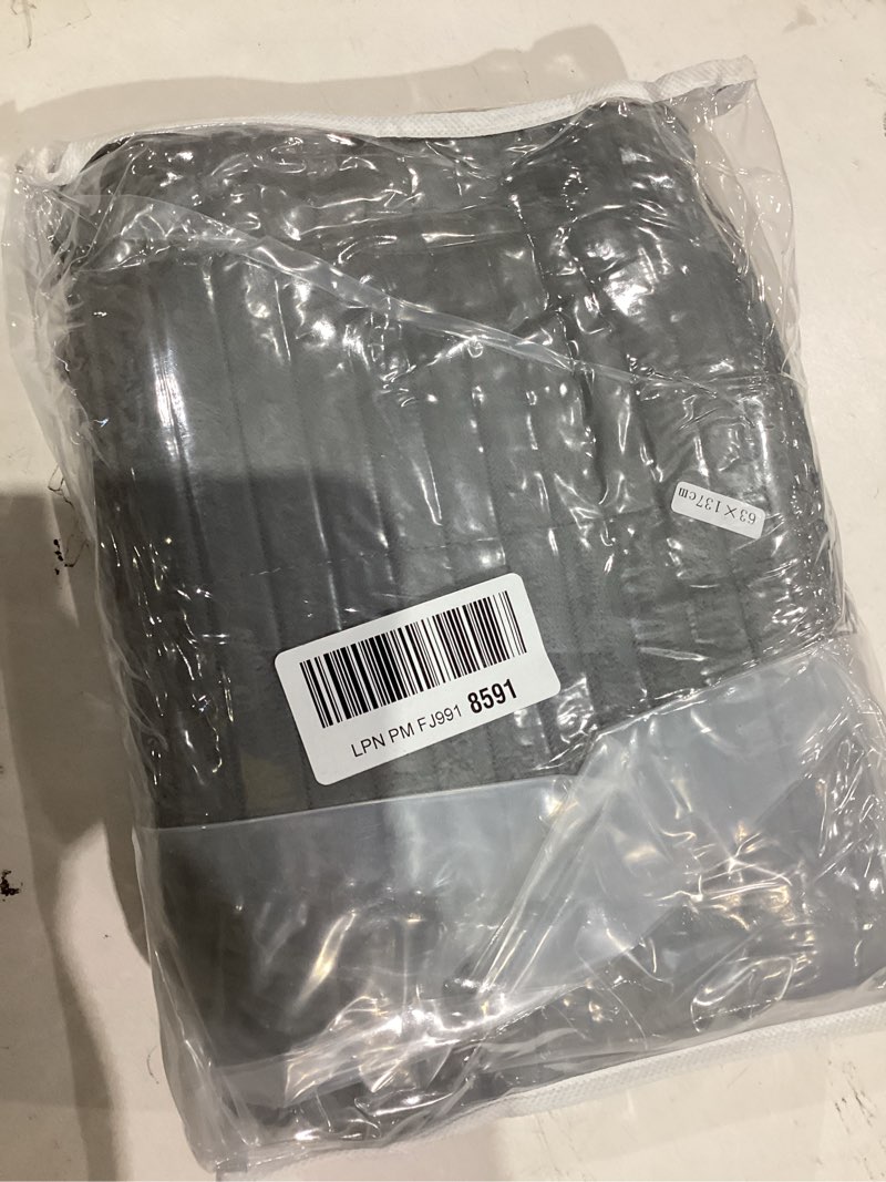 Condition photo showing New/Like New for Dog Car Seat Cover for Back Seat, Dog Bed for Car, Fit for Backseat Extenders, Car Seat Protector, Nonslip Soft Durable for Cars Trucks and SUVs (Gray, 24.8" x 54") Gray 24.8" x 54"