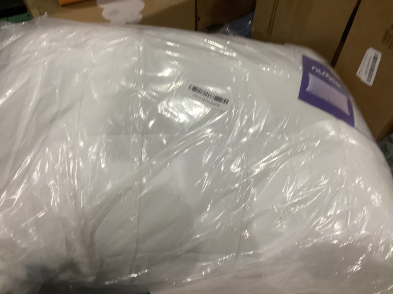Condition photo showing As Is for Nuzzle Cooling Adjustable Pillow Queen Size for Side Sleepers, Luxury Bed Pillow Hotel Collection - Best Adjust Height Soft Firm Pillow for Back, Stomach or Side Sleepers