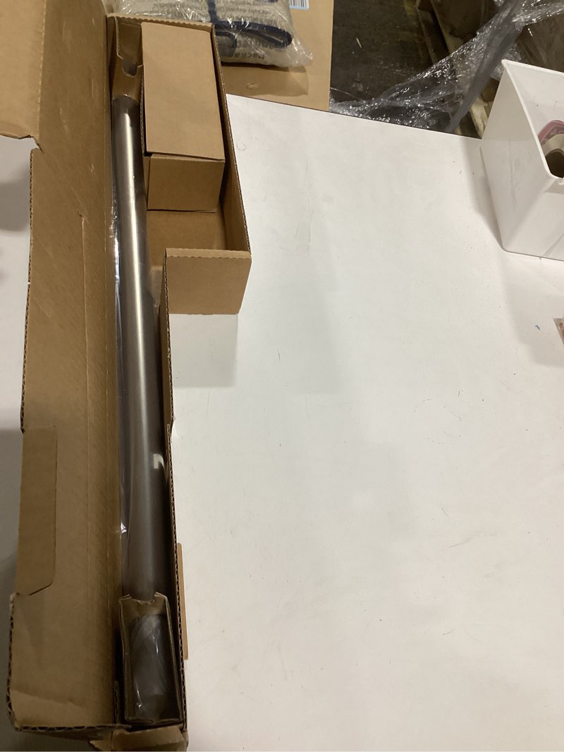 Condition photo showing Good Condition for Ivilon Drapery Treatment Window Curtain Rod - Square Design 1 1/8 Rod. 28 to 48 Inch. Satin Nickel 28 to 48 in.