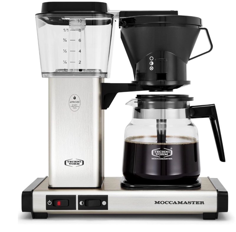 technivorm 59691 kb coffee brewer, 40 oz, brushed silver , 6.5"d x 12.75"w x 14"h