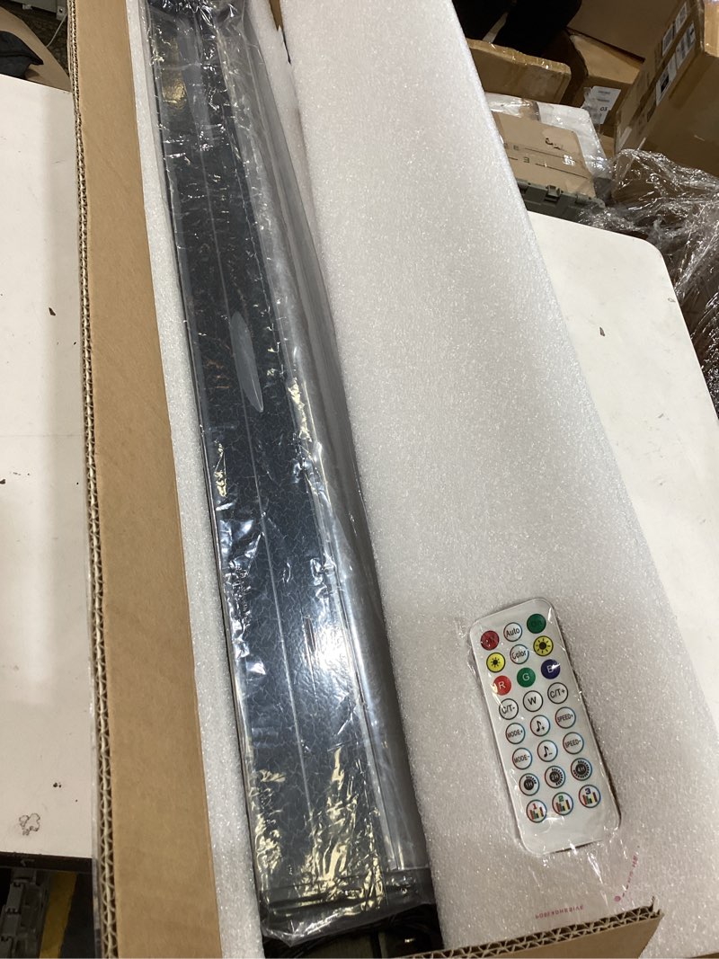 Condition photo showing Good Condition for tacahe dynamic wave wall light - flowing water visual - rgb + 6000k solid color - light effects & music sync - app & remote control - indoor enhance ambient lamp - 30w - 39 inch - 1 pack