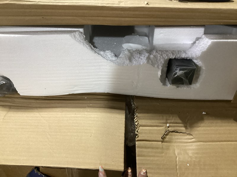 Condition photo showing Good Condition for smart board stand with four lockable wheels for 55"-65' electronic whiteboard, digital whiteboard stand for home, smart board for classroom and office with mobile stand