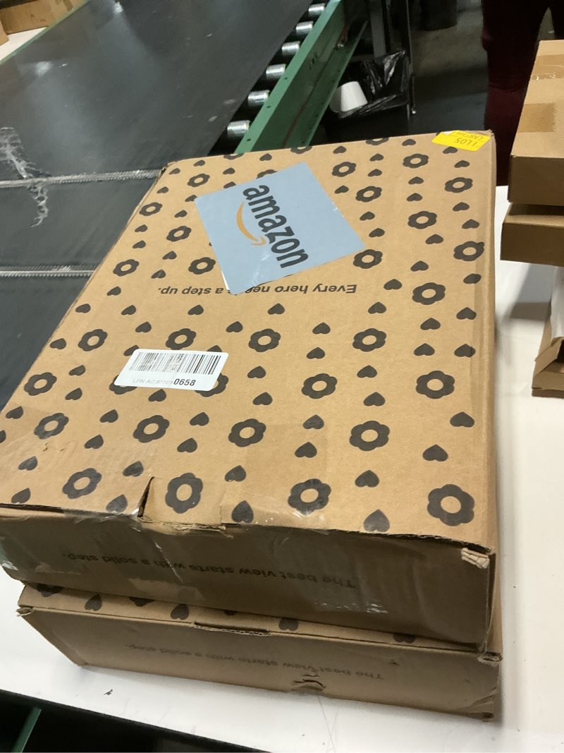 Condition photo showing New/Like New for Adjustable Step Stool for Adults, Noctilucent Bed Step Stools, 600 LBS Capacity Non-Slip Safety Step Platform Indoor and Outdoor for Seniors and Kids, Wide Step Stools Elderly Assistance at Night