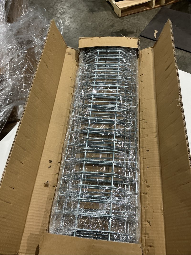 Condition photo showing Good Condition for original gate plate, metal anti animal digging fence, dog digging deterrent, hot-dip galvanized underground gap filler, 2 pack with 4 animal fence barrier