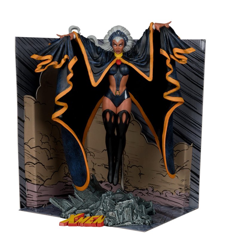 McFarlane Toys - Marvel Storm 1:10th Scale Collectible with Scene (Marvel Tales Featuring Spider-Man
