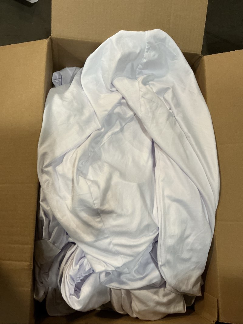 Condition photo showing Good Condition for Spandex Chair Cover,50PCS,Chair Covers,Living Room Folding Chair Covers,Removable Chair Cover Washable Protector Stretch Chair Cover for Party, Banquet,Wedding Event,Hotel(White)