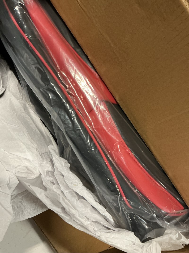 Condition photo showing Good Condition for for Jeep Wrangler Seat Covers JL 4 DR Without Rear Cup Holder 2018 2019 2020 2021 2022 2023 2024 2025 2026, Custom Fit Car Seat Covers Full Set, Waterproof Leather Seat Protector,BlackRed Black Red 18-26JL 4DR W/O Cup Holder(Not for 4xe)