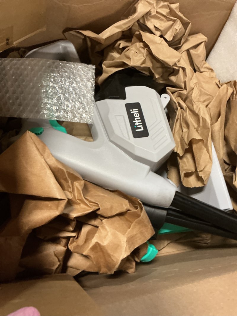 Condition photo showing Good Condition for litheli cordless snow shovel 20v, lightweight electric power shovel for snow removal, includes 4.0ah battery & fast charger, easy to use snow blower for driveways, sidewalks, decks & patios e1 brushed snow shovel 12''