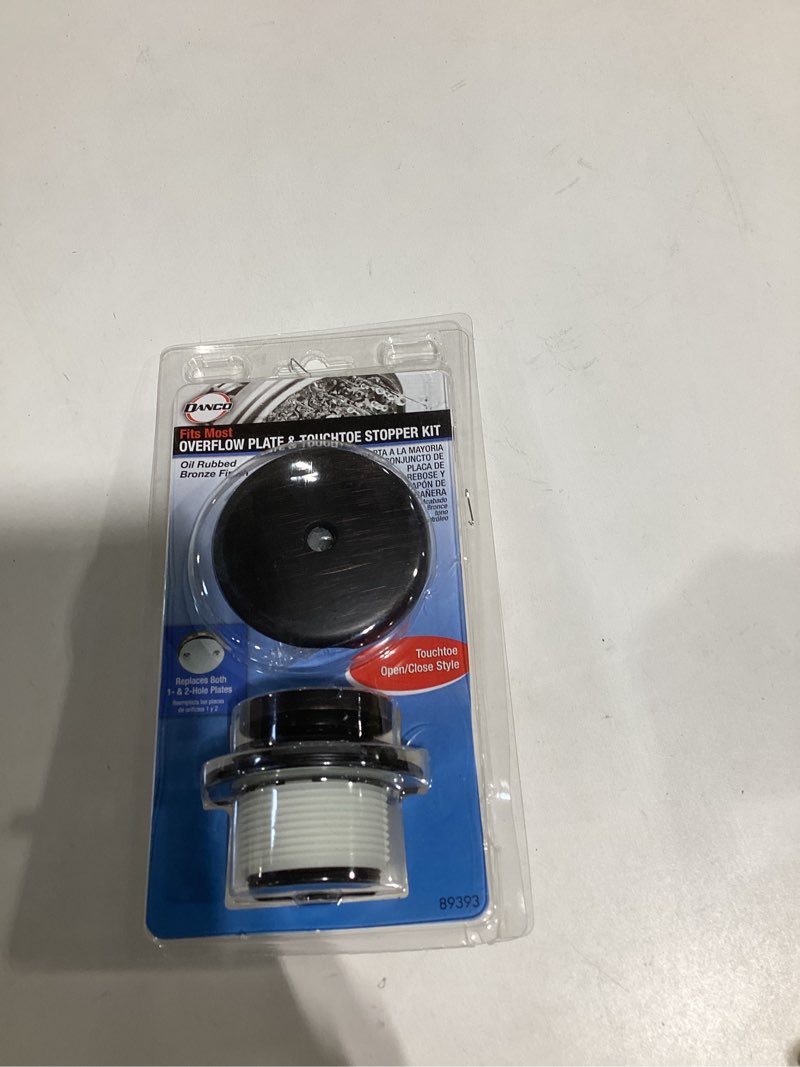 Condition photo showing Good Condition for danco 89393 overflow oil rubbed bronze touch-toe tub drain trim kit