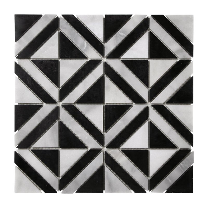 12" x 12" Natural Stone Mosaic Floor & Wall Tile
