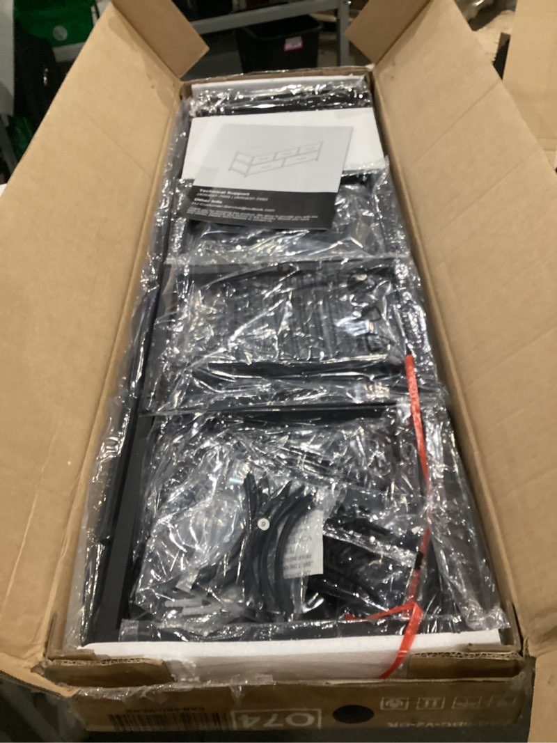 Condition photo showing New/Like New for olixis dresser for bedroom, 5 storage fabric drawers, metal frame and wooden top, tall storage drawer dresser for closet with easy pull handles for living room, entryway, small space black black 11.9"d x 38"w x 20.9"h (5 drawers)