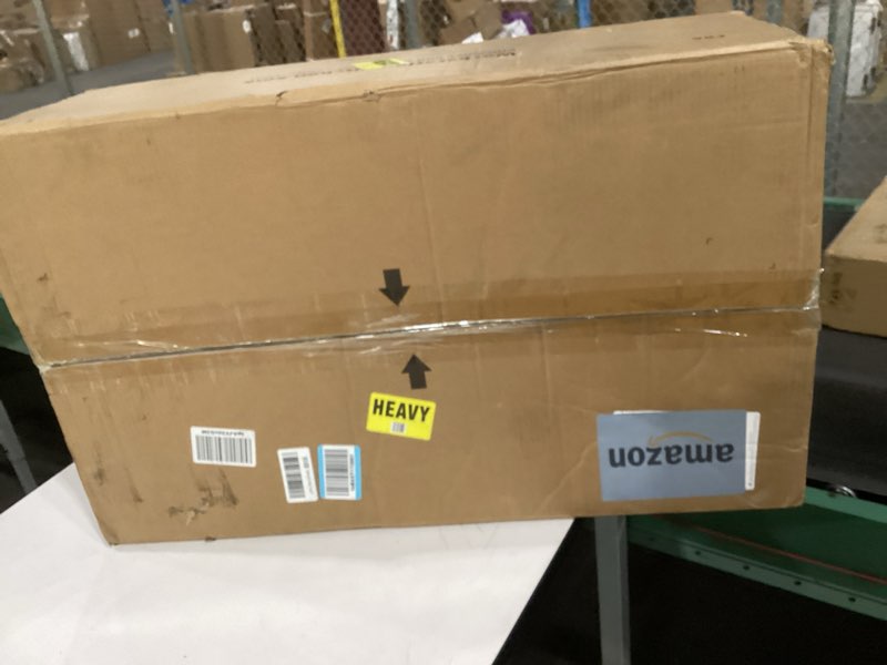 Condition photo showing As Is for 33 Inch Undermount Kitchen Sink with Quiet Drain - 11 Gauge Stainless Steel Sink Single Bowl - Multifunctional Handmade Modern Integrated Ledge Workstation 33" x 19" x 10" Undermount Sink