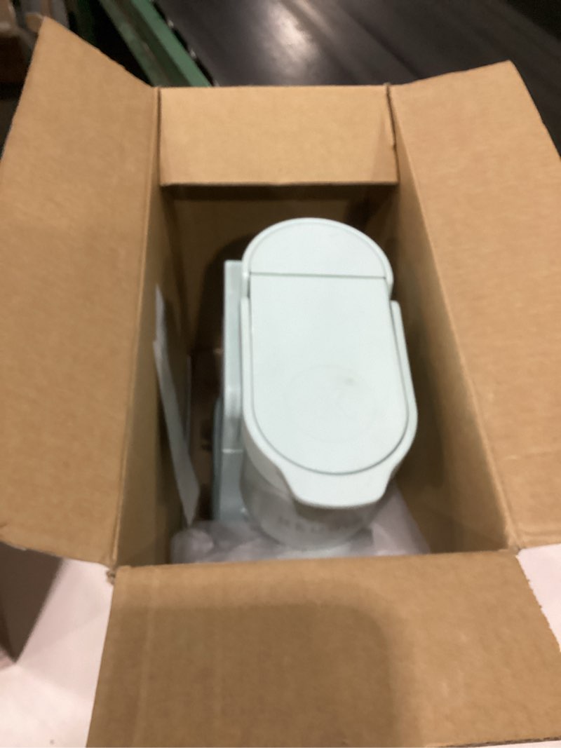 Condition photo showing As Is for keurig k-express single serve k-cup pod coffee maker, 3 brew sizes, strong button feature, 42oz removable reservoir, mint