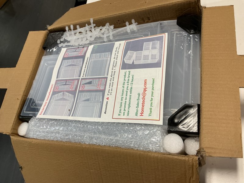 Condition photo showing New/Like New for 7 code Large Clear Shoe Boxes Organizer?Thicker Material? Stronger Shoe Box with Magnetic Door, Stackable Shoe Storage Box for Closet, Foldable Space-Saving Storage Bins Shoe Cabinet, White 9 Pack White 9 pcs