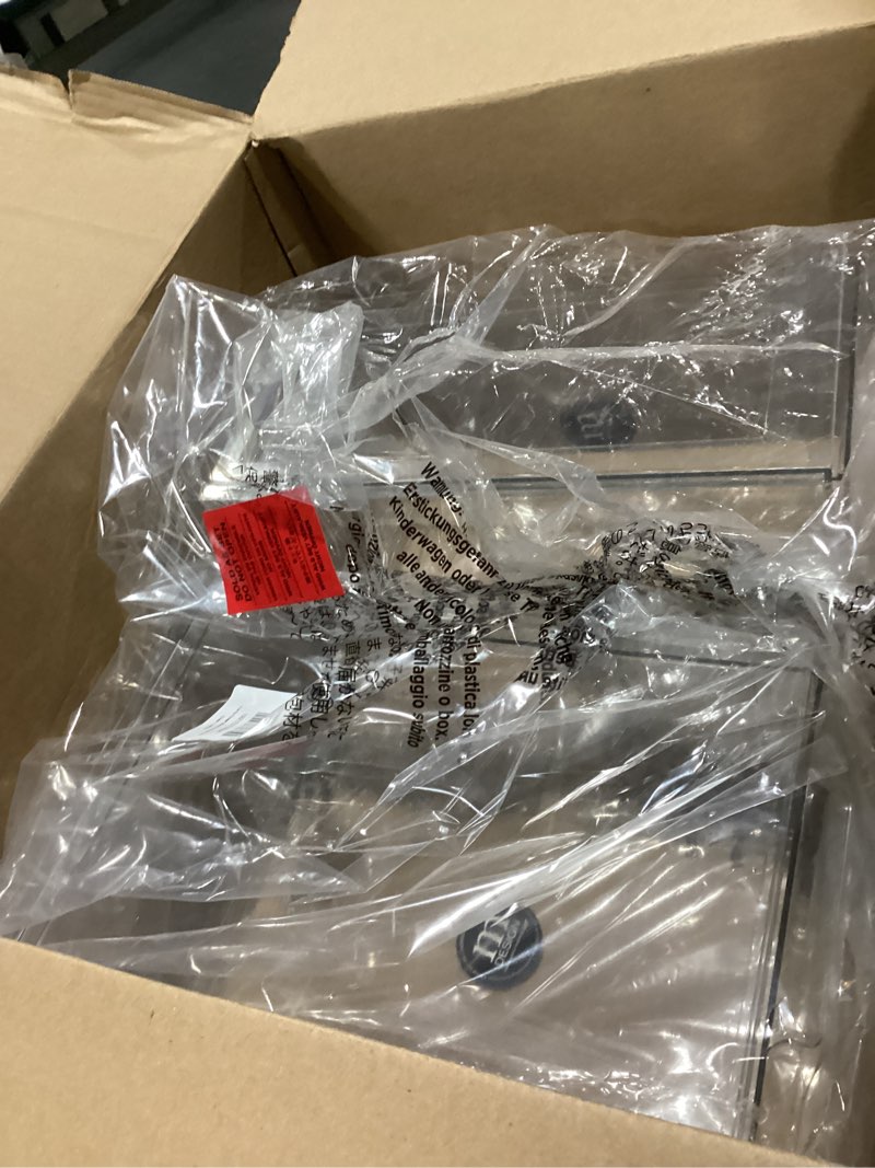 mdesign plastic stackable closet storage organizer bins with pull out drawer for cabinet, desk, shel