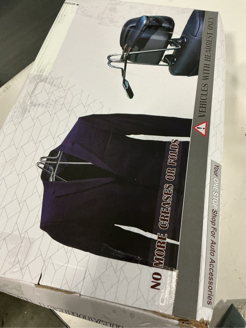 Condition photo showing Good Condition for ZONETECH Chrome Headrest Car Zone Tech Chrome Headrest Car Hanger 2 Pack- Premium Quality Clothes Holder Jacke...
