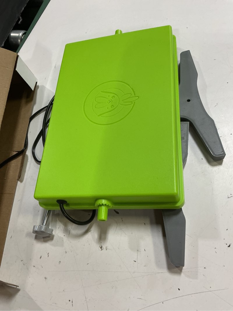 Condition photo showing As Is for fuzzy bird chick brooder (12''*8'') brooder heater for chicks ducks and birds incubation heating keep chicks warm newly upgraded temperature adjustable height adjustable chick heating plate - green