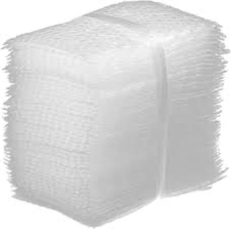 100 pack - 4x7.5 Bubble Out Pouches Bags Wrap Cushioning Self Seal Clear 4 x 7.5