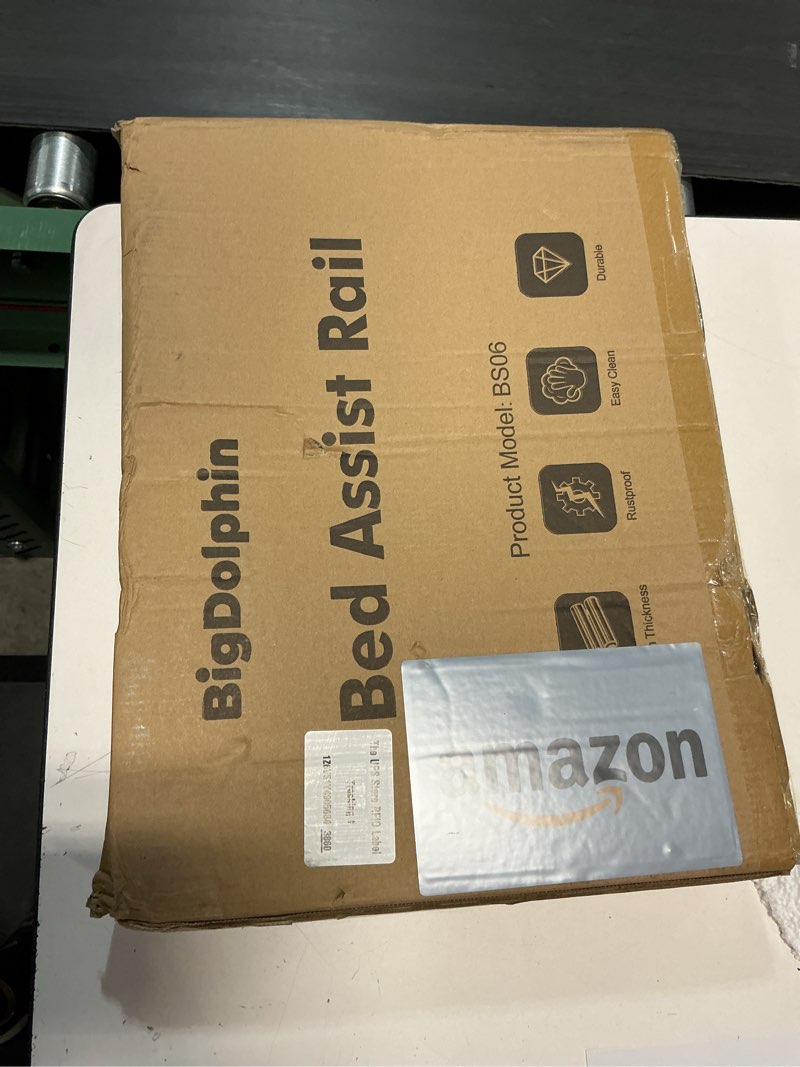 Condition photo showing New/Like New for Bed Rails for Elderly Adults - ASTM Approved Adjustable Bed Cane with Non-Slip Ergonomic Handle & Storage Pocket, Bed Railings for Seniors Hold up to 350 LBS, Tool-Free Medium