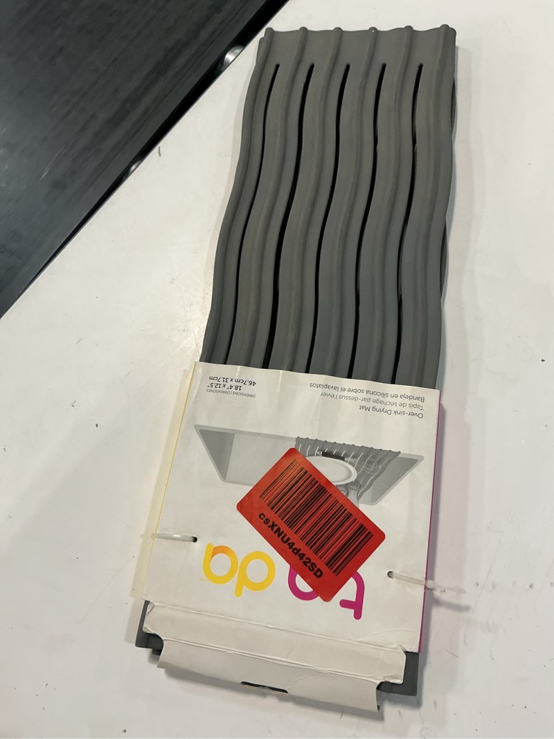 Condition photo showing New/Like New for ta da tdotsmdg oversink drying mat, gray