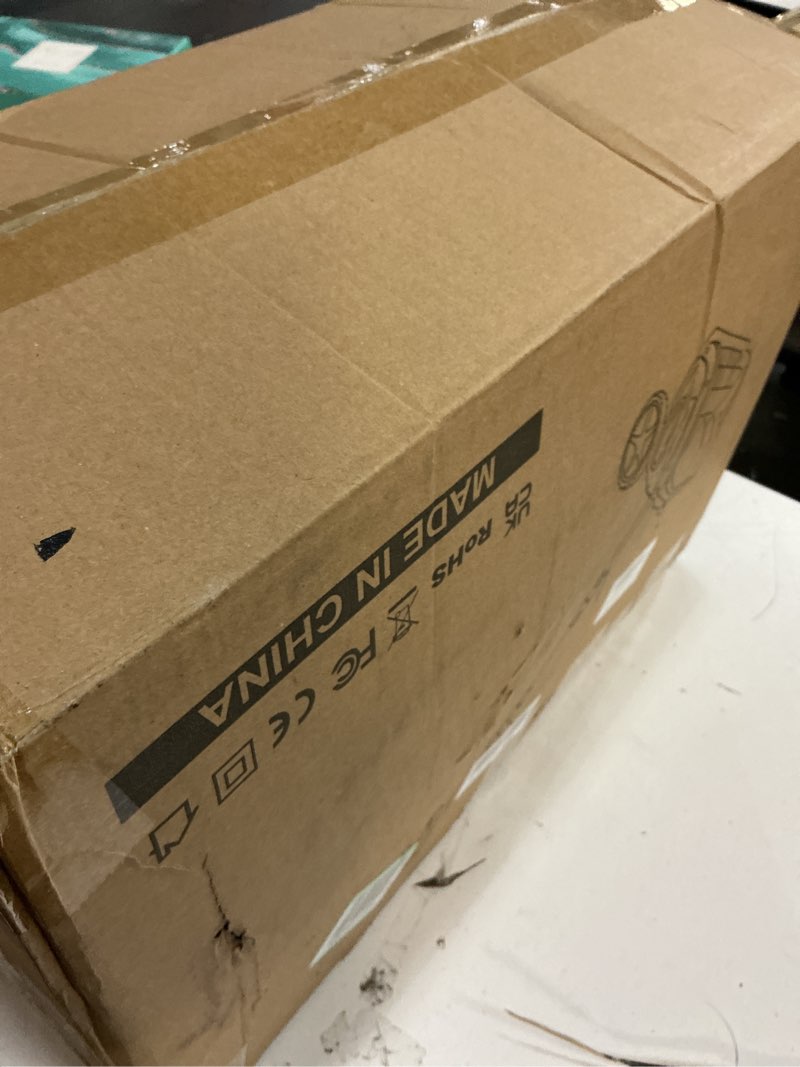 Condition photo showing As Is for Cordless Snow Shovel with Wheels, 16 Inch | 4.5Ah Brushless Electric Snow Blower, Battery Snow Thrower with Directional Plate & LCD Display, 30FT Throw, 600lbs/m (2xBattery & Quick Charger Included) 16-Inch Blue